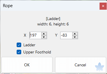 楓之谷私服架設教學網站 HaCreator Common Ladder 梯子細節設置