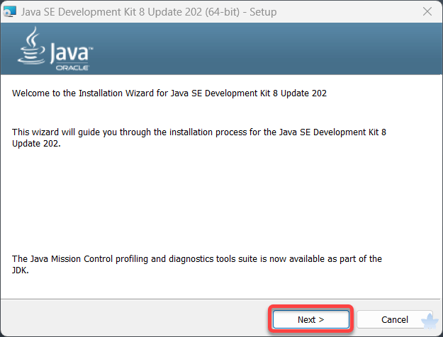 安裝需要用到的軟體 - 安裝 JDK 8 - Step 1