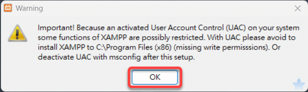 安裝需要用到的軟體 - 安裝 XAMPP - Step 1