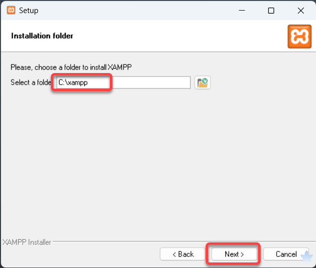 安裝需要用到的軟體 - 安裝 XAMPP - Step 4