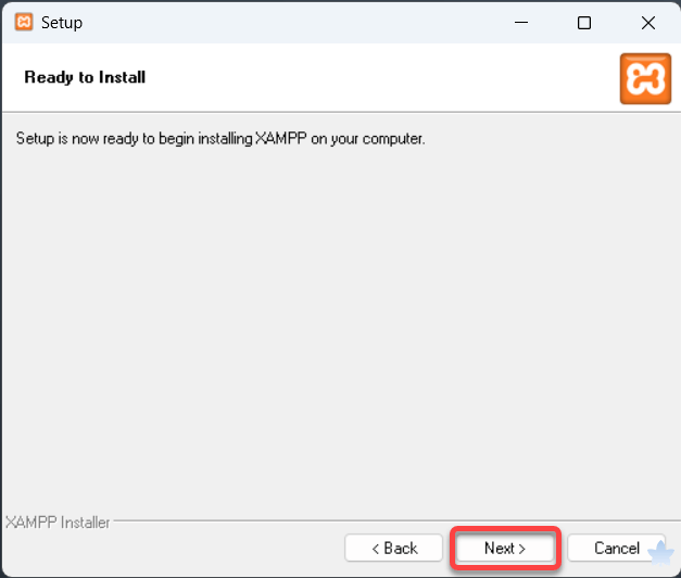 安裝需要用到的軟體 - 安裝 XAMPP - Step 6